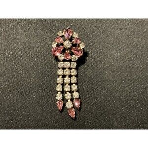 Vintage Phyllis Rhinestone Brooch/Pendant 1/20 12k GF Articulated